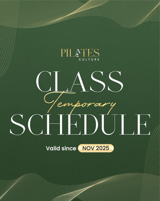 Pilates Class Schedule - November 2025